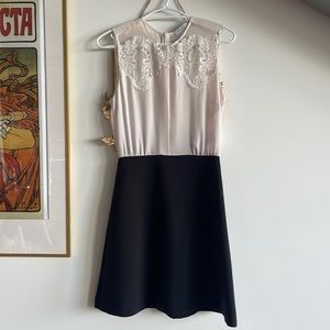 Sandro two tone dress